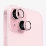 Evelatus Apple iPhone 15 fotoaparato objektyvo apsauga Armor Pink