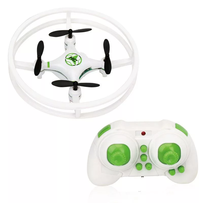 iLike Phantom Quadcopter Drone 360° (HC615) su nuotolinio valdymo pultu 2.4GHz, USB įkrovimu, 6 ašių giroskopu, 4 kanalais - balta