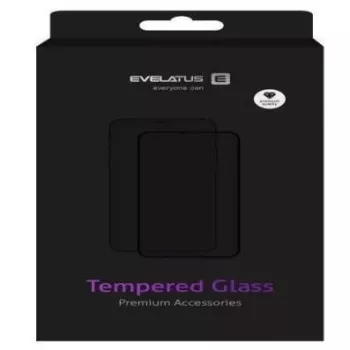 Evelatus Apple iPhone 12/12 Pro Corning Gorilla Glass Anti-Static 3D Full Cover 10X Stronger Tempered Glass Screen Protector