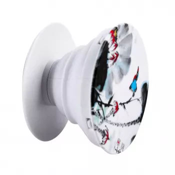 iLike Universal Pop Holder Flower White