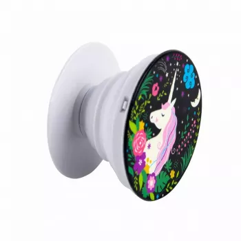 iLike Universal Pop Holder Unicorn Black