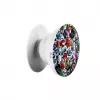 iLike Universal Pop Holder Stickers - Black - 1 Pack