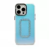 iLike Apple iPhone 15 Pro Max LASER SHELL Square Back Cover - Iridescent