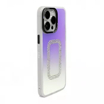iLike Apple iPhone 15 Pro Max LASER SHELL Square Back Cover - Iridescent