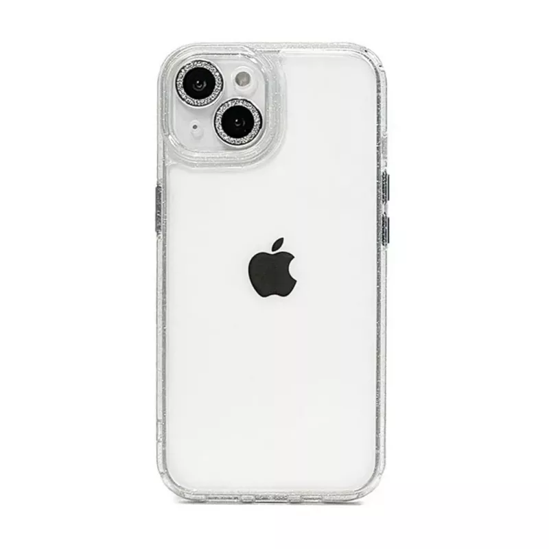 iLike Apple iPhone 14 Stars Lens Acrylic Cover White