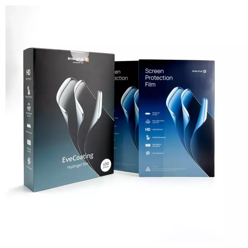 Evelatus Premium HD Strong Anti-Fingerprint Film Hydrogel Screen Protector Clear