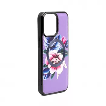 Evelatus Apple iPhone 15 Pro Max piniginės ir plono dangtelio dėklas violetinis