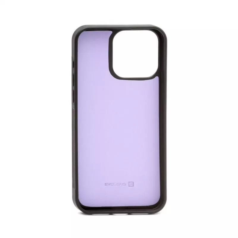 Evelatus Apple iPhone 15 Pro Max piniginės ir plono dangtelio dėklas violetinis