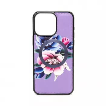 Evelatus Apple iPhone 15 Pro Max piniginės ir plono dangtelio dėklas violetinis