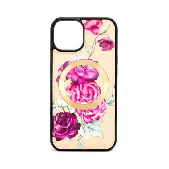 Evelatus Apple iPhone 14 Wallet and Slim Cover Case Beige