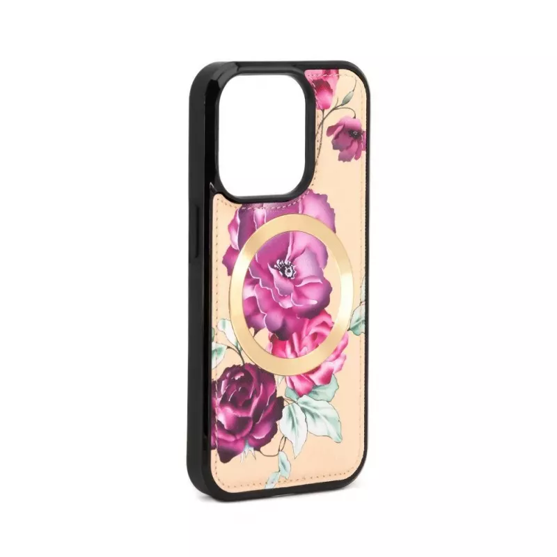 Evelatus Apple iPhone 15 Pro Max Wallet and Slim Cover Case Beige