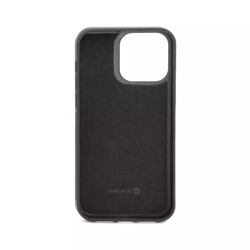 Evelatus Apple iPhone 15 Pro Multifunctional Wallet Wristband Leather Case Black