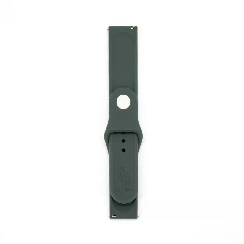 Connect 20mm Silicone Loop Watch Strap (S/M 110mm) Olive