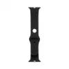 Connect Watch 42/44/45mm Silicone Loop Watch Strap (S/M 110mm) Black