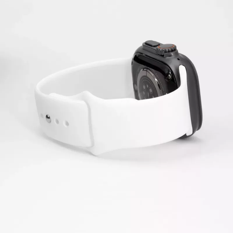 Connect Watch 42/44/45mm Silicone Loop Watch Strap (S/M 110mm) White