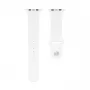 Connect Watch 42/44/45mm Silicone Loop Watch Strap (S/M 110mm) White
