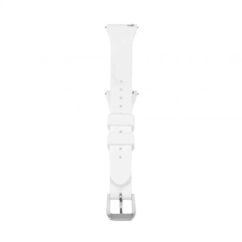 Connect 20mm T-Buckle Silicone Loop Watch Strap (130mm M/L) White