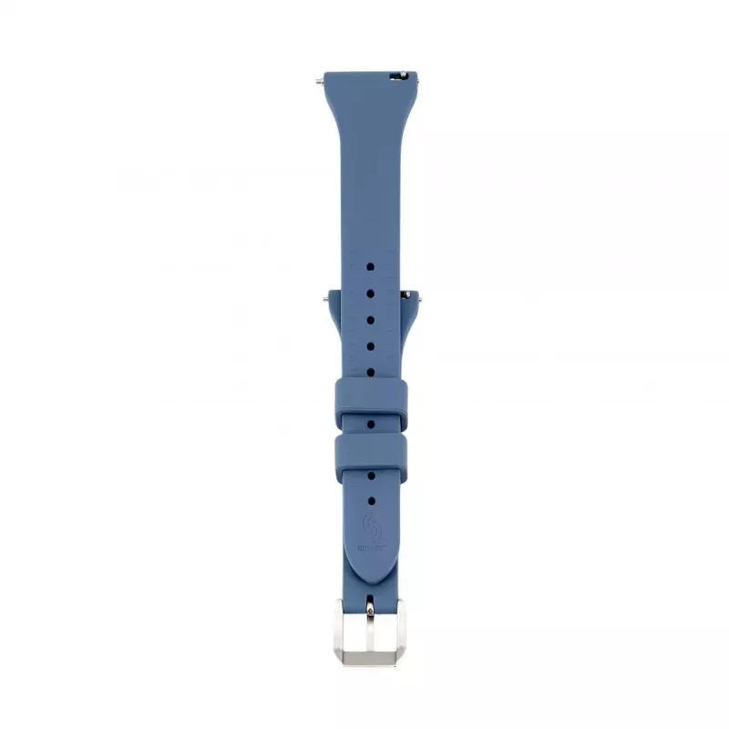 Connect 20mm T-buckle Silicone Loop Watch Strap (130mm M/L) Blue