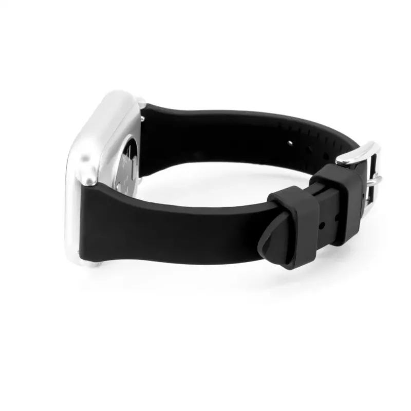 Connect 22mm T-buckle Silicone Loop Watch Strap (130mm M/L) Black