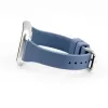 Connect 22mm T-Buckle Silicone Loop Watch Strap (130mm M/L) Blue