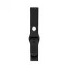 Connect 22mm Silicone Loop Watch Strap (S/M 110mm) Black