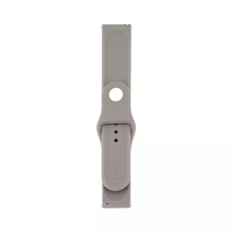 Connect 22mm Silicone Loop Watch Strap (S/M 110mm) Gray