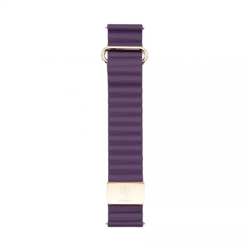 Connect 20mm odinis laikrodžio dirželis su magnetiniu užsegimu - Crimson Cherry (130mm M/L)