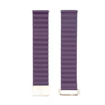 Connect 20mm odinis laikrodžio dirželis su magnetiniu užsegimu - Crimson Cherry (130mm M/L)