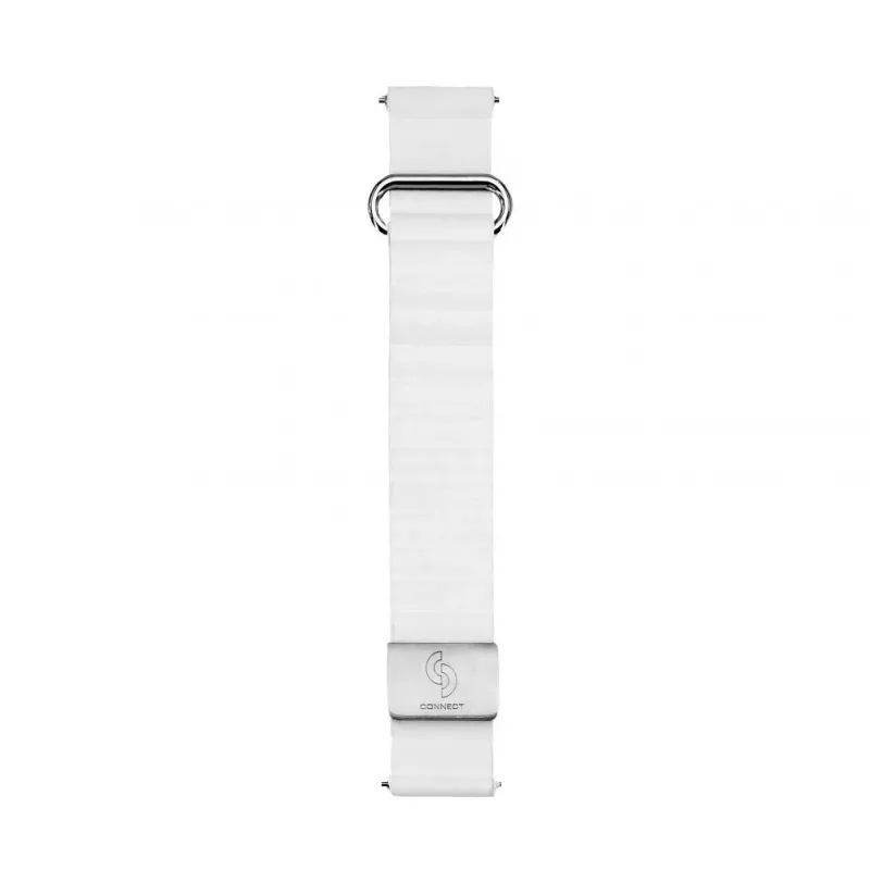 Connect 20mm Cortical Back Buckle Magnetic Suction Watch Strap (130mm M/L) White