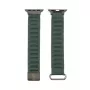 Connect Watch 38/40/41mm Premium Faux Leather Magnetic Loop Strap Ceder Green