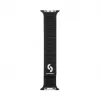 Connect Watch 38/40/41mm Fine Woven Twill Magnetic Chain Watch Strap Black
