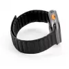 Connect Watch 42/44/45mm Fine Woven Twill Magnetic Chain Watch Strap Black