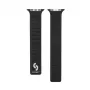 Connect Watch 42/44/45mm Fine Woven Twill Magnetic Chain Watch Strap Black