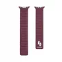 Connect Watch 42/44/45mm Fine Woven Twill Magnetic Chain Watch Strap Plum