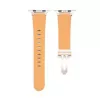 Connect Watch 38/40/41mm Single Loop Buckle Leather Watch Strap Rose Pink