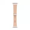 Connect Watch 42/44/45mm Single Loop Buckle Leather Watch Strap Rose Pink