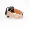 Connect Watch 42/44/45mm Single Loop Buckle Leather Watch Strap Rose Pink