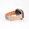 Connect Watch 42/44/45mm Single Loop Buckle Leather Watch Strap Rose Pink