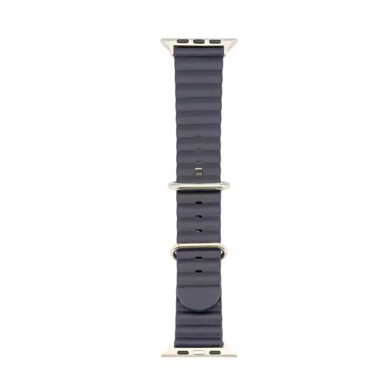 Connect Watch 38/40/41mm Marine Leather Watch Strap Navy Blue