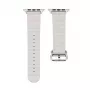Connect Watch 38/40/41mm Marine Leather Watch Strap Starlight