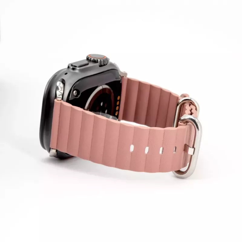 Connect Watch 38/40/41mm Marine Leather Watch Strap Smoky Purple