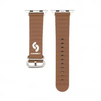 Connect Watch 38/40/41mm Marine Leather Watch Strap Brown