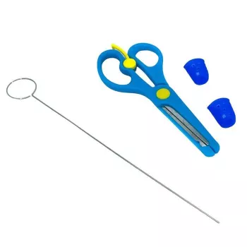 iLike S3 Accessory Set 3in1, skirtas 3D spausdinimo rašikliui - valymo adata / žirklės / 2 pirštų apsaugos