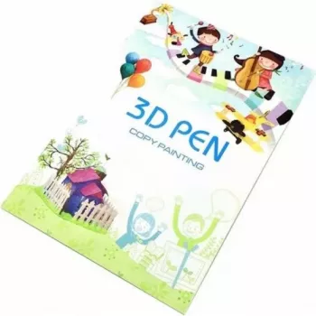 iLike S6 Piešimo knygelė 3D spausdinimo rašikliui figūrų kūrimui ir mokymuisi, 40 šablonų