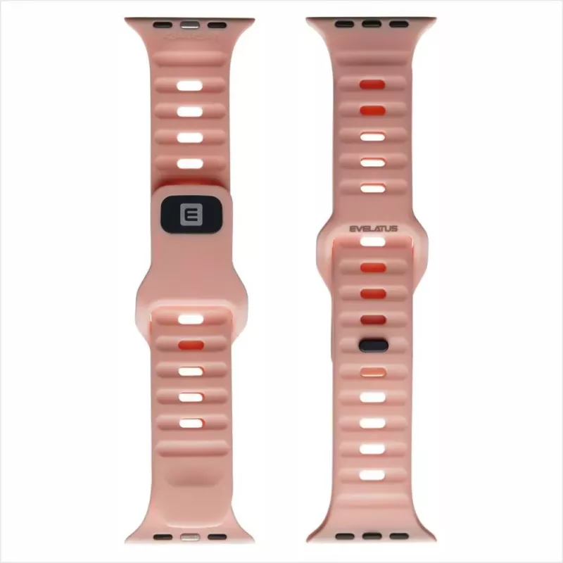 Evelatus Apple Watch 38/40/41mm Sport Silicone Loop Light Pink