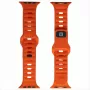 Evelatus Watch 42/44/45 Sport Silicone Loop Orange