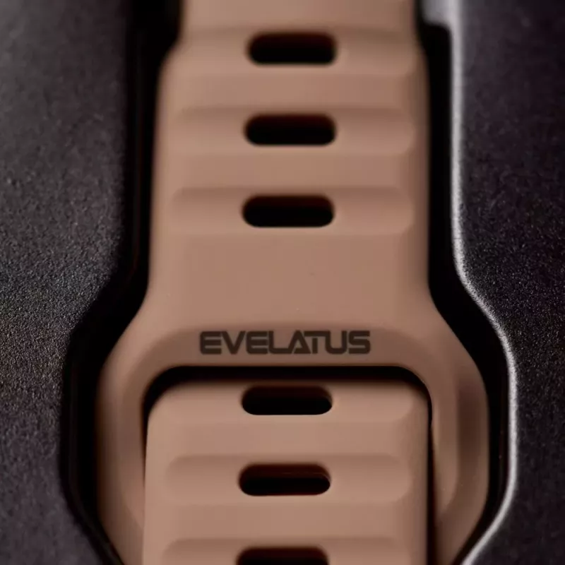 Evelatus Watch 38/40/41 Sport Silicone Loop Anthracite Gray