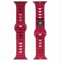 Evelatus Watch 38/40/41 Sport Silicone Loop Dark Red