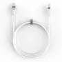 Evelatus USB-C į Lightning laidas 2,0M 60W (MFI09) Aliuminio korpusas Pintas Baltas