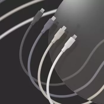 Evelatus USB-C į Lightning silikoninis kabelis 1,2 m (MFI10CL) 60W / 20V 3A šiltai pilka